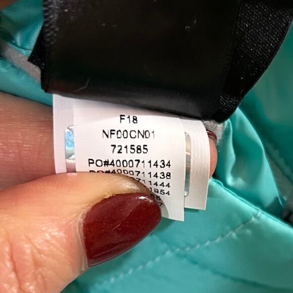 The North Face Reversible Fleece Lined Full Zip Jacket Girls Size L (14/16) - Picture 8 of 15